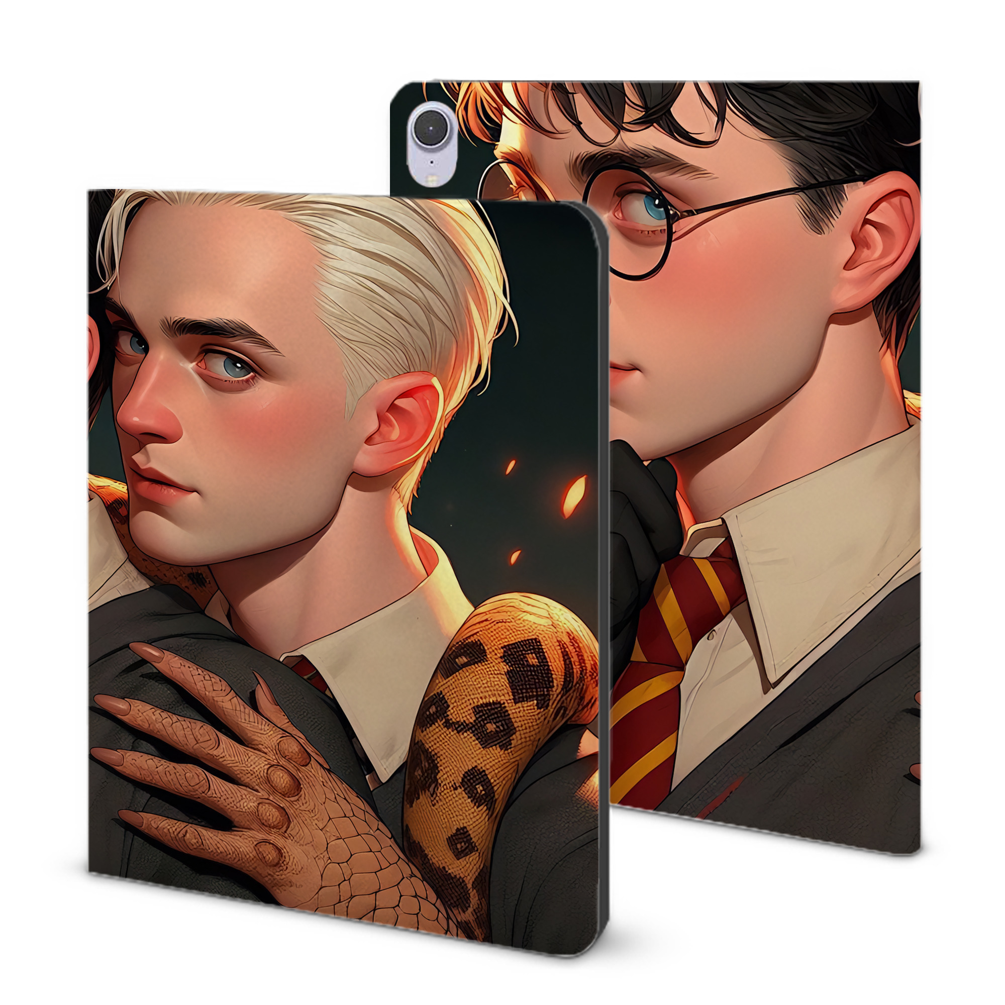 （画像用） Harry Potter ハリー・ポッターシリーズ IPad ケース ブック型 PUレザー TPU 耐衝撃 軽量 薄型 ペン収納なし 全面保護 IPad 各モデル対応